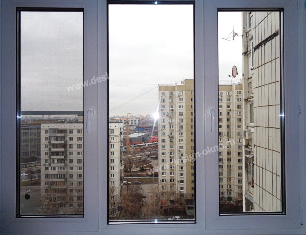 Монтаж трех окон в Москве