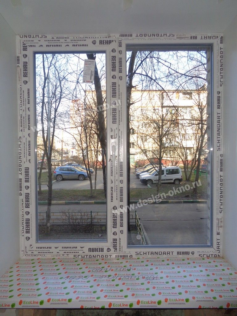 Внешний вид окна Rehau в Москве