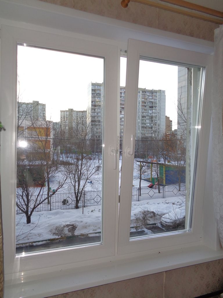 Балконный блок с монтажом