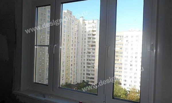 Белое пластиковое окно в Москве