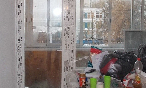 Окна на Нагатинской набережной в Москве
