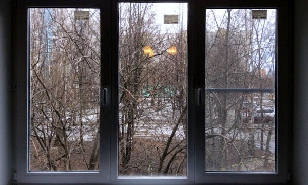 Белое пластиковое окно в Москве